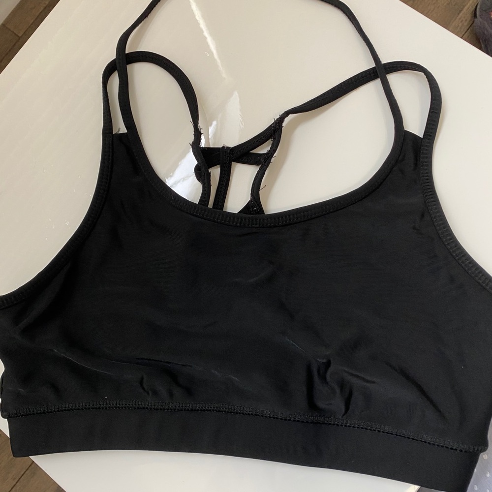 SOLD Black Sports Bra